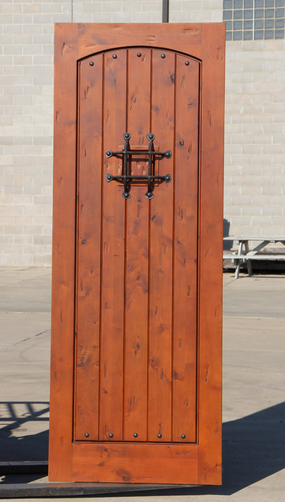 Distressed wood doors